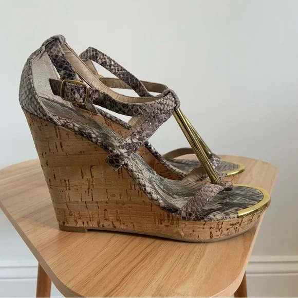 Dolce Vita Strappy Wedges - Picture 3 of 7